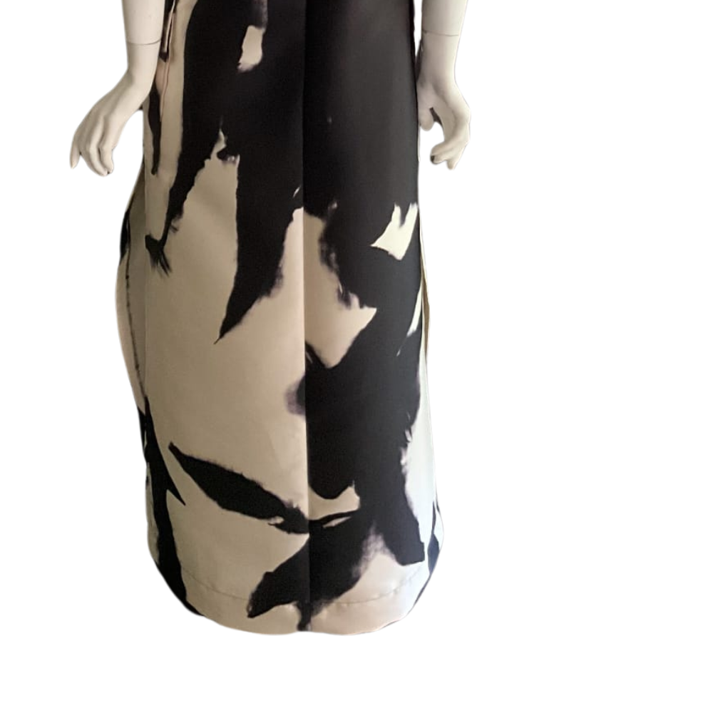 🖤 Exclusive Mikado Silk Artwear Dress – Only 2 in the World - Image 3